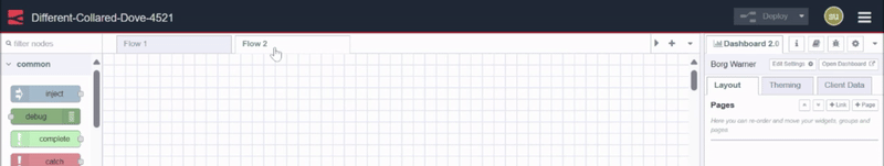 Image showing how to reorder flows in the editor Image showing how to reorder flows in the editor